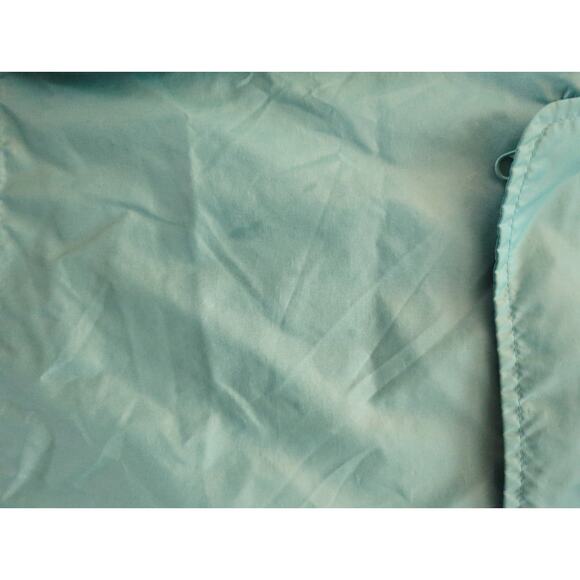 Vintage Izod Lacoste Green Hooded Packable 1/2 Zip Windbreaker Size L Tiny Flaw - Picture 5 of 8